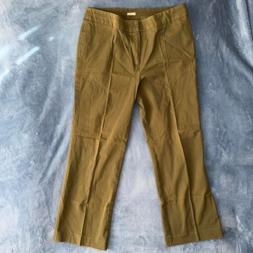 Jones New York olive green stretch pants women  Size‎ 16